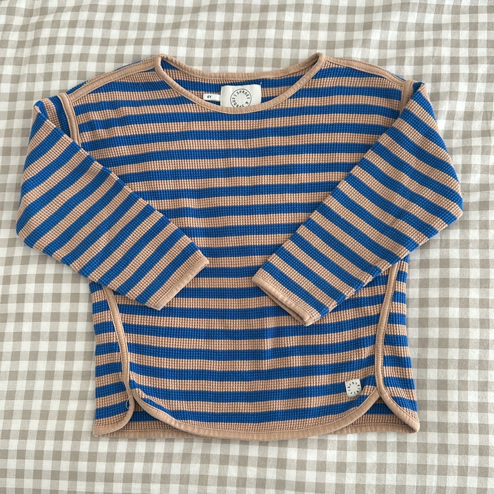 Sproet & Sprout waffle top. Size 4Y